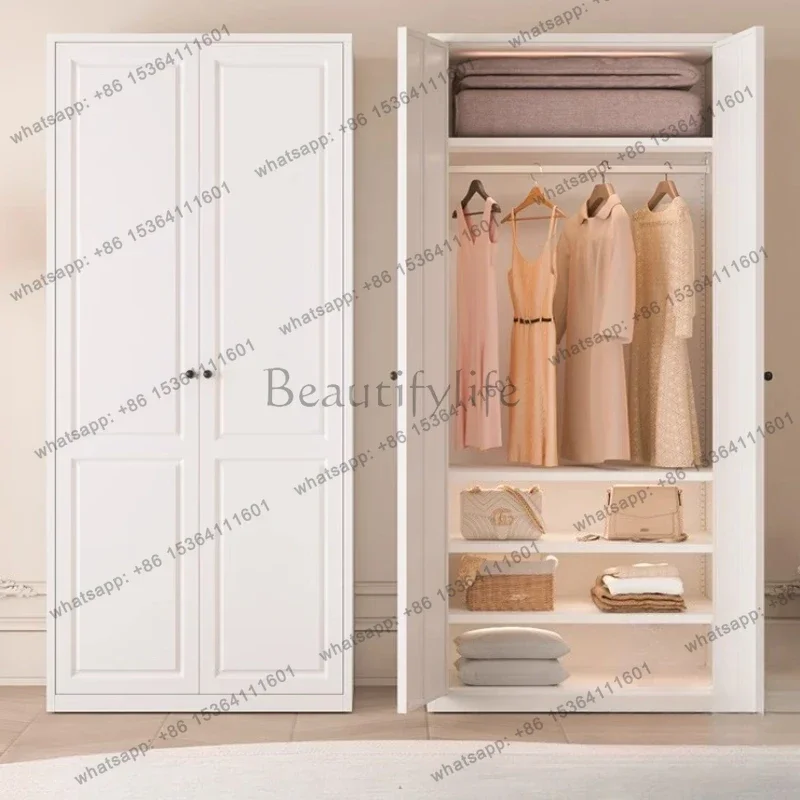 Factory Direct Shelves Modern Wardrobe White Simple Boy Clothes Wardrobe Jeans Closet Armario Para Quarto Organizador Furniture