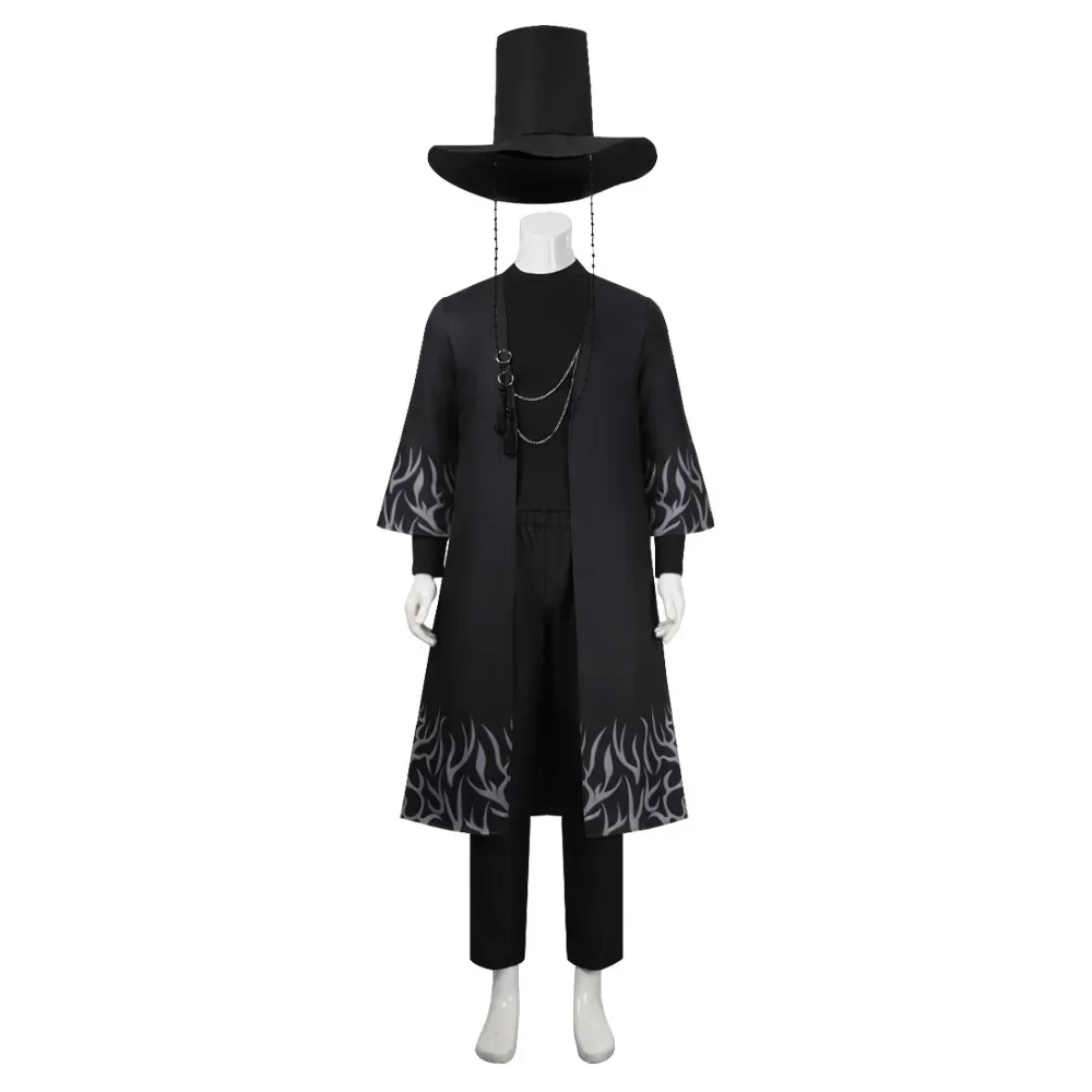 Demon Hunters KPOP SAJA BOYS Jinu Cosplay Costume Men Uniform Hat Nails Props Wig Cosplay Anime Idol Outfit Party Halloween Sui