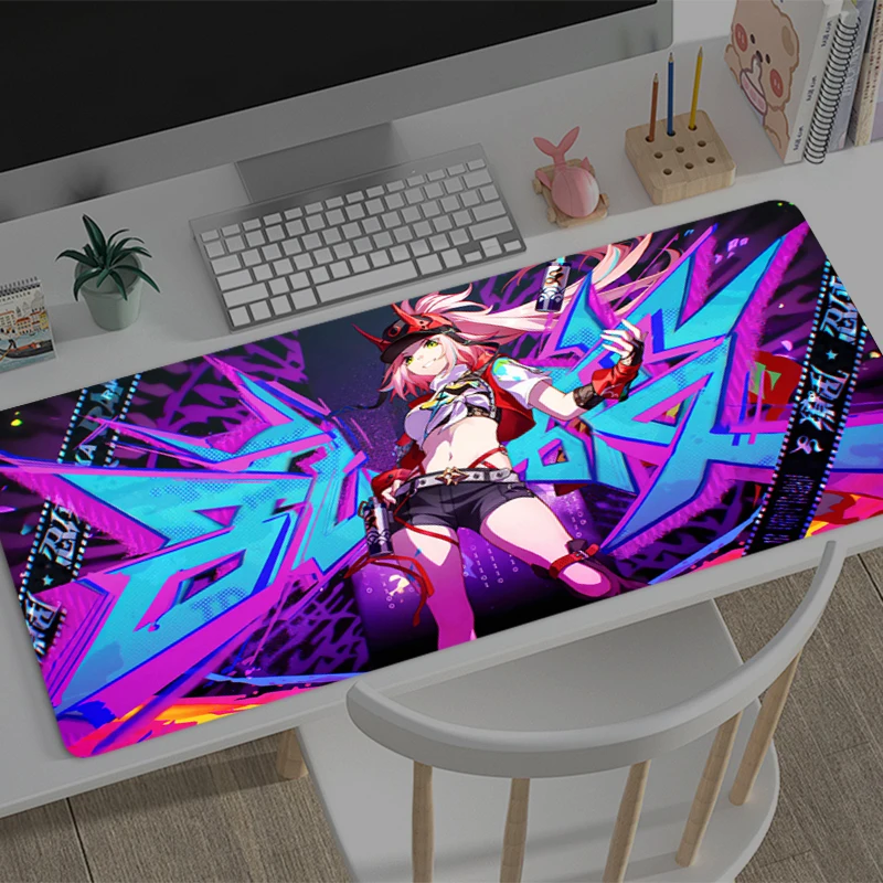 Alas Mouse Honkai Besar: Star Rail Rappa Alas Mouse Pemutar Game E-sport Alas Keyboard Laptop Alas Anti-selip Alas Mouse Permainan PC
