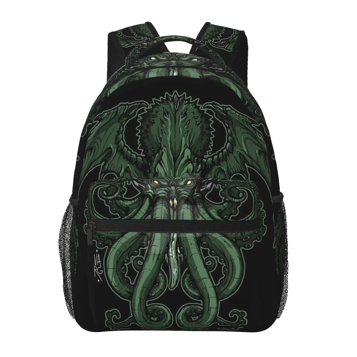 

Lovecraft Great Cthulhu Student Backpack School Bag Hiking Travel Daypack for Men Women Fashion Bookbag Shoulder Bags
