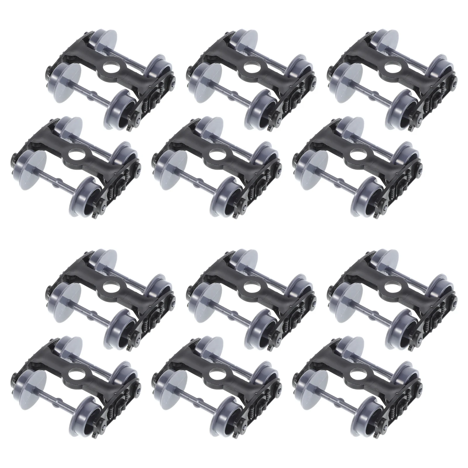

12Pcs Plastic Wheels for Railway Detailed Replacement Accessories for DIY Craft and Assembly Projects