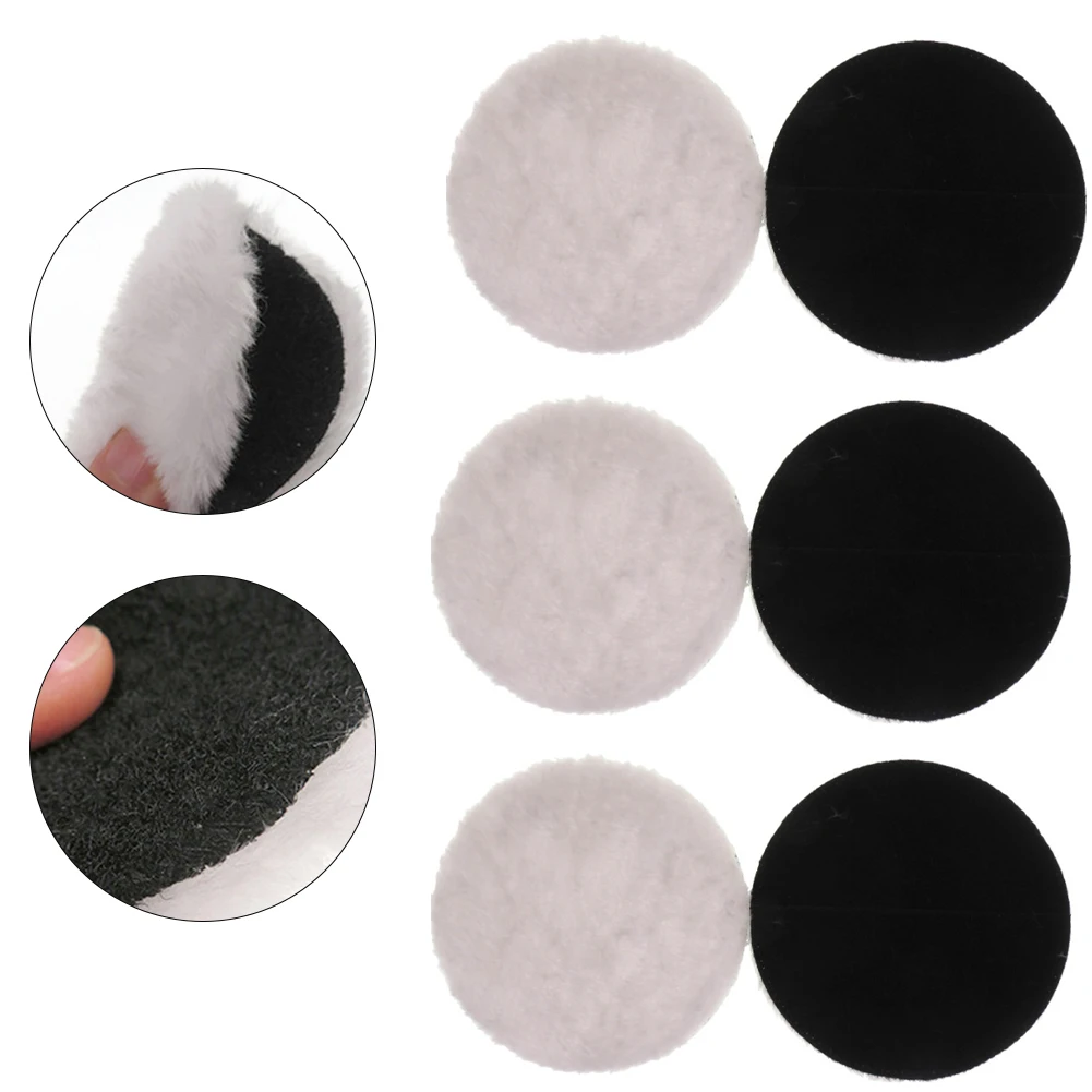 125 مللي متر منصات تلميع الصوف قابلة لإعادة الاستخدام ستوكات تلميع أقراص تنظيف منصات ستوكات تلميع إزالة فعالة للخدش