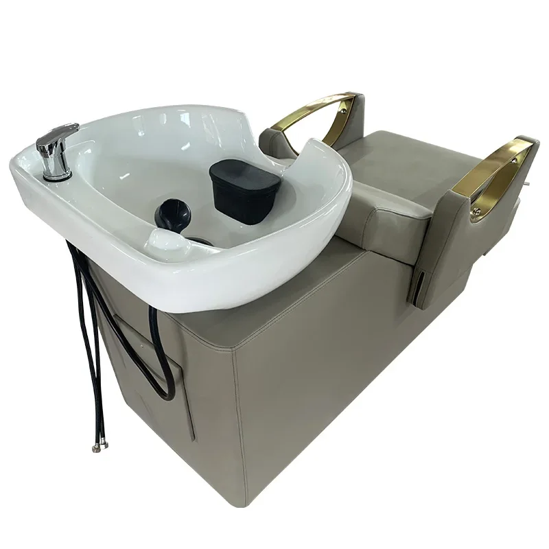 New High-End Shampoo Chair Lying Half Hair Salon Flushing Bed Hair Salon Shampoo Shop Factory Direct Sales