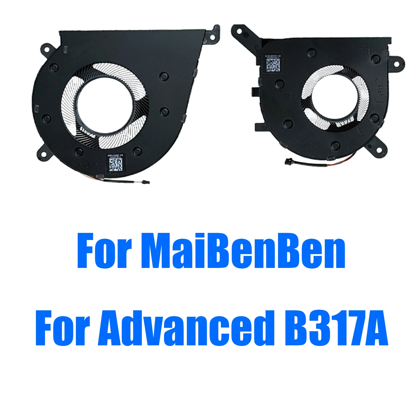 For MaiBenBen For Advanced B317A B317A-i521M50 B317A-i731M50 DC5V Laptop CPU+GPU Fan