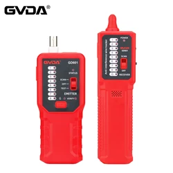 GVDA Professional Anti-interferenza Wire Tracker Tester per cavi di rete diagnostica telefonica Tone Tracer RJ45 RJ11 Cable Line Finder