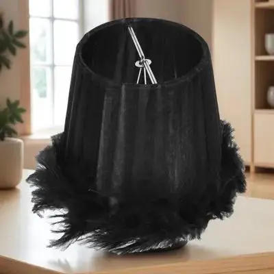 

Тканевый абажур, художественный абажур для ночного освещения, элегантный светильник, чехол для спальни, гостиной, кабинета, офиса, подвесной экран