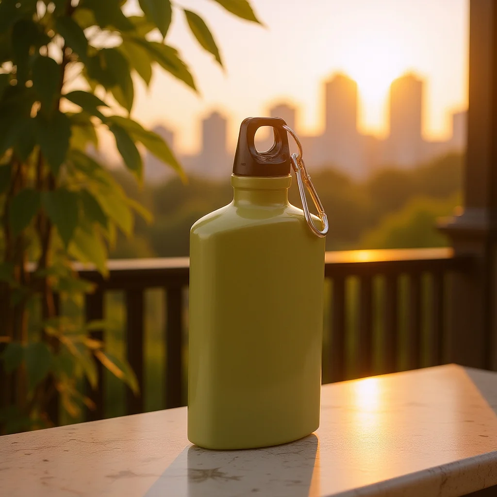 

Military Flat Water Bottle Aluminum Alloy Wear-Resistant Durable Camping Hiking Outdoor Accessory Flat Water Bottle