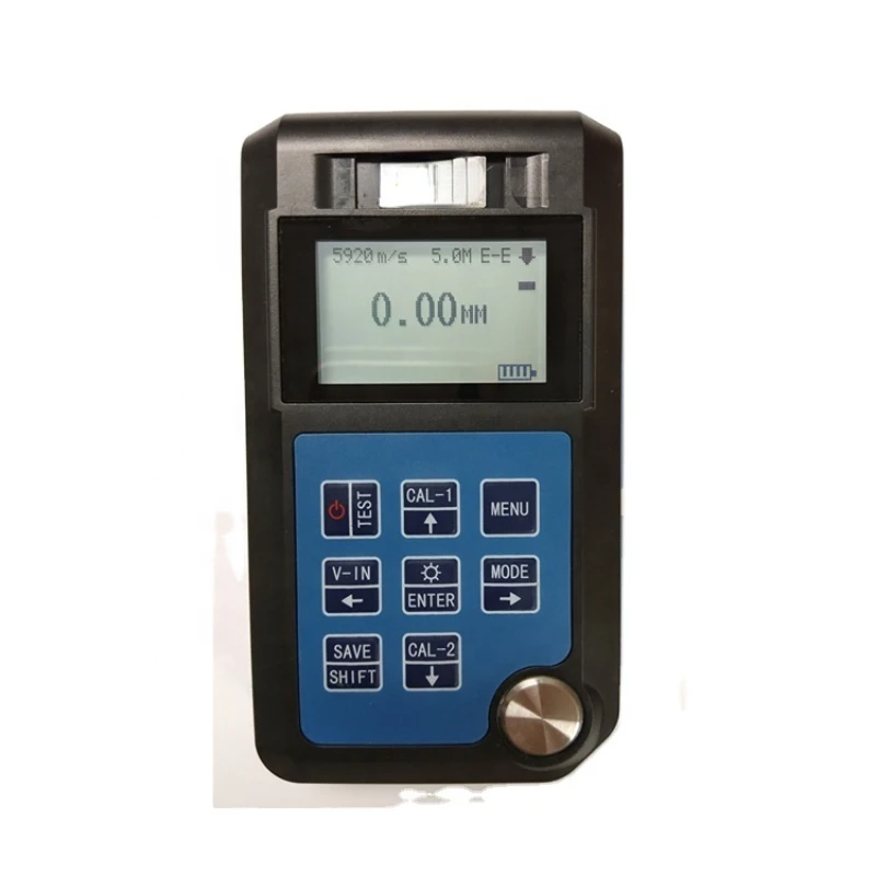 ultrasonic thickness measuring instrument, probe zero automatic calibration, sound speed calibration function