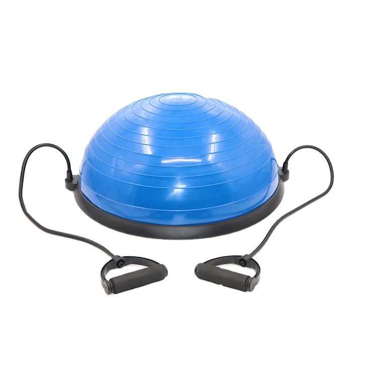 Half Balance Ball With Resistance Band, Twisting Waist Disc Sport Balance Trainer Set