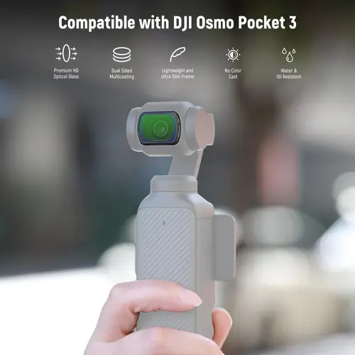 Imagen 2 del producto NEEWER Juego de filtros ND para DJI Osmo Pocket 3 ND8 ND16 ND32 ND64 ND128 ND256 ND1000 ND8/PL ND16/PL ND32/PL ND64/PL