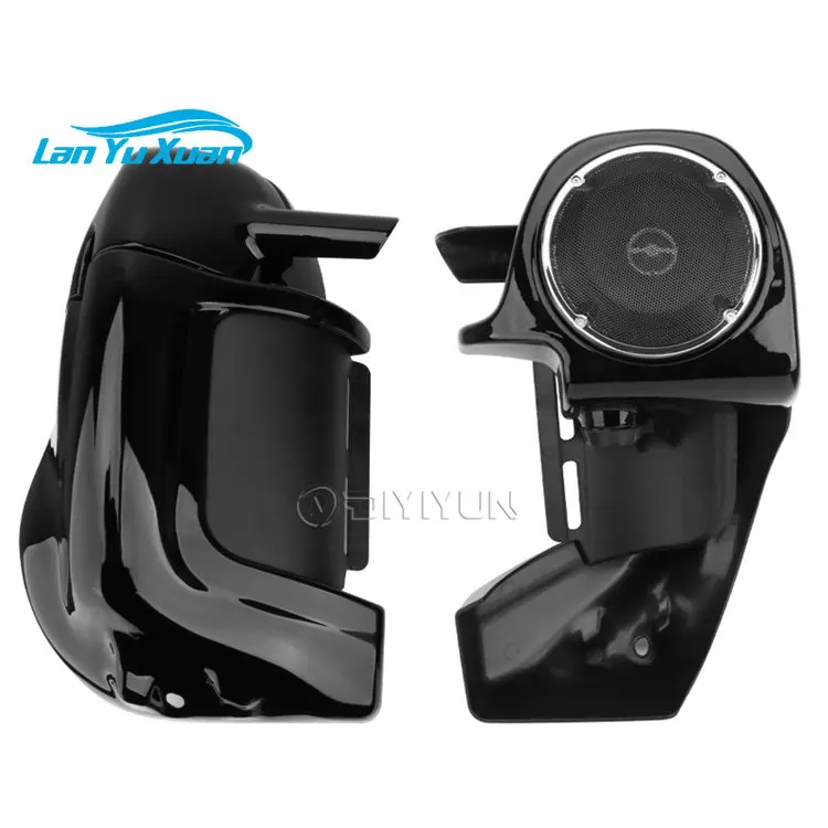 1997-2013 Motorcycle Vivid Speaker Box Lower Vented Fairing Leg For Harley Touring FLHX FLTRX Street Electra Road Glide