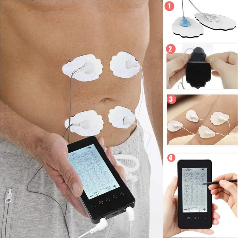 Ens28 mode touch screen and button digital meridian Therapy Instrument Cervical vertebra lumbar low frequency muscle massager
