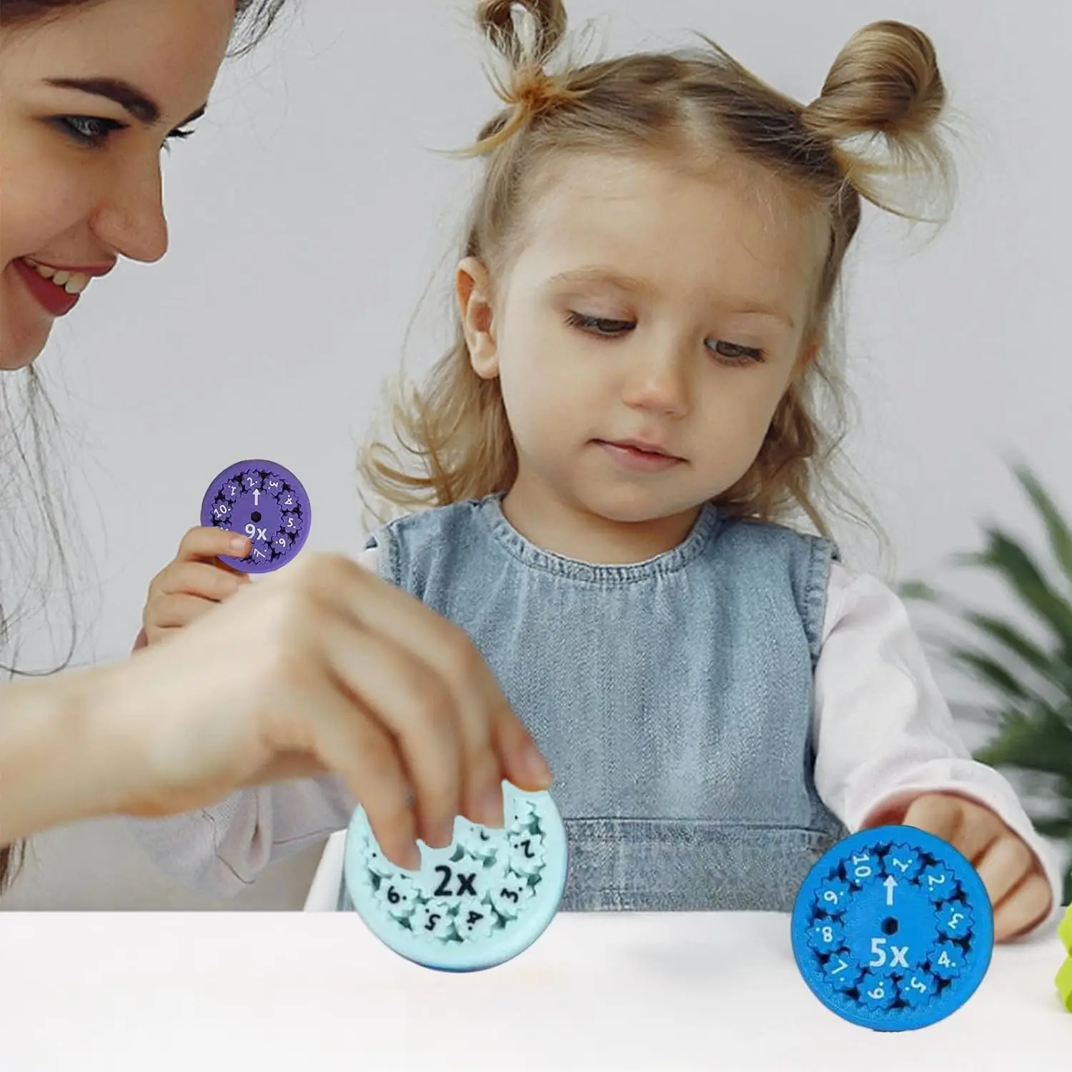 Matemática Fidget Spinner para Stimmers e Fidget, Aprenda Divisão e Multiplicação, Educacional, Perfeito para Matemática