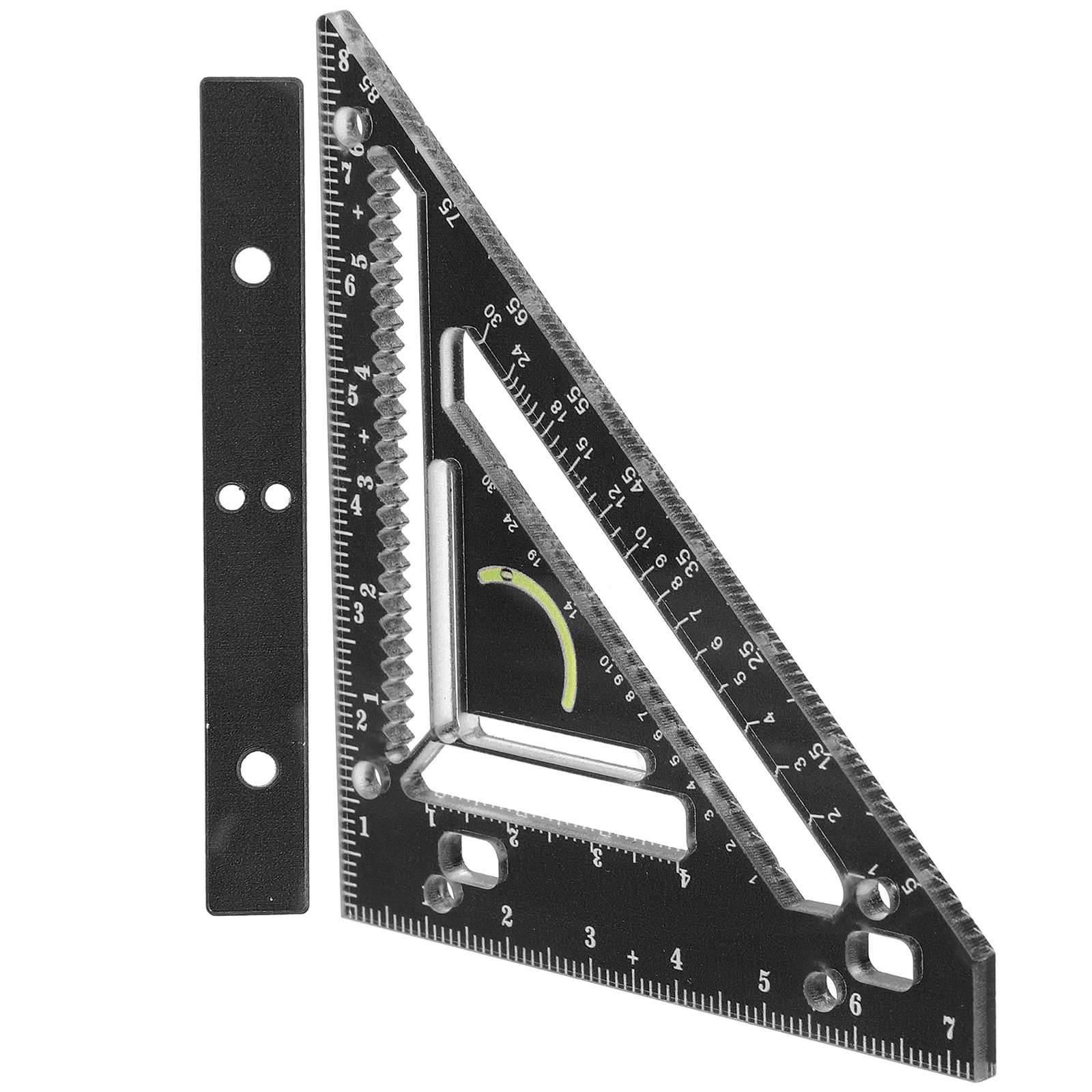 

1 set Woodworking Tools Ruler High Precision Acrylic Measuring Layout Center Finding Fixture Professional Carpenter Square Set