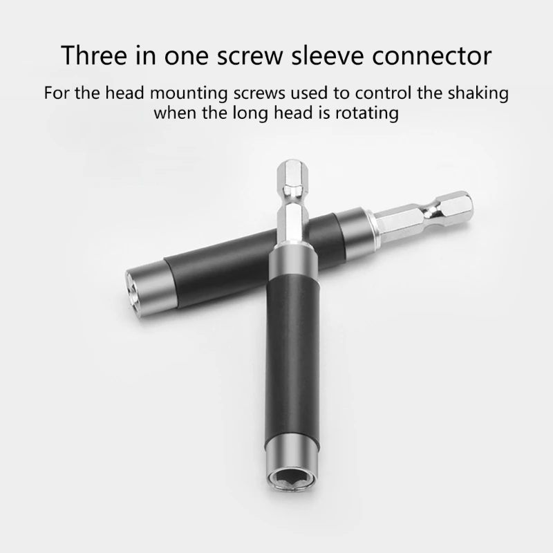 Thanh mở rộng từ tính bằng kính thiên văn 1/4 Thanh mở rộng từ tính chuôi lục giác 80mm Có thể mở rộng đến 120mm KXRE