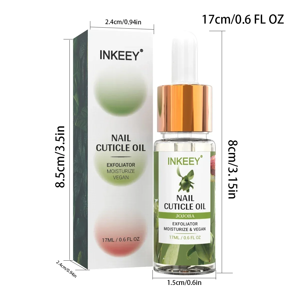 Aceite de Jojoba para reparación de cutículas, aceite para uñas dañadas, tratamiento para el cuidado de las uñas, aceite para fortalecer la cutícula