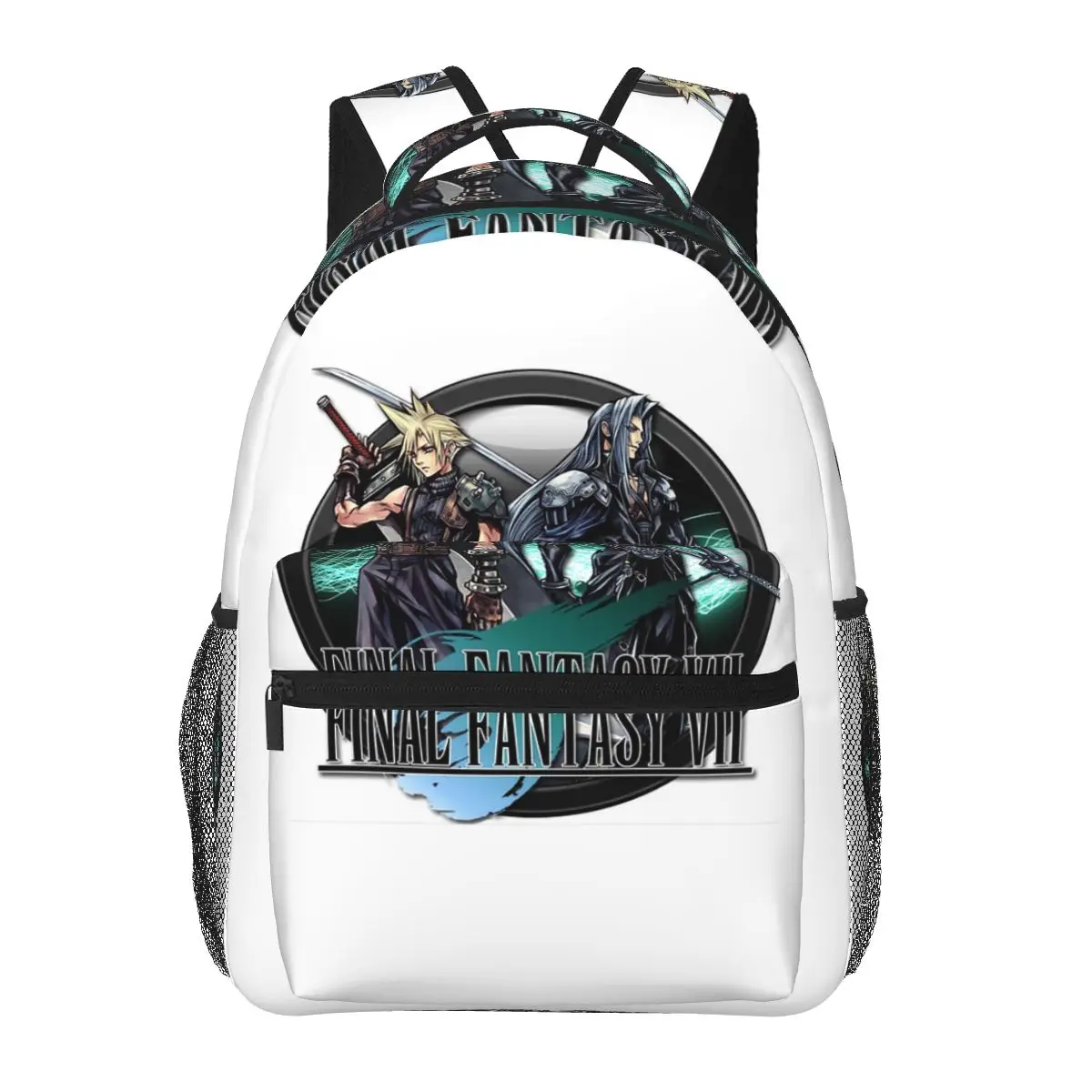 Cloud Sephiroth Final Fantasy VII Backpacks Boys Girls Bookbag Children School Bags Laptop Rucksack Shoulder Bag Large Capacity