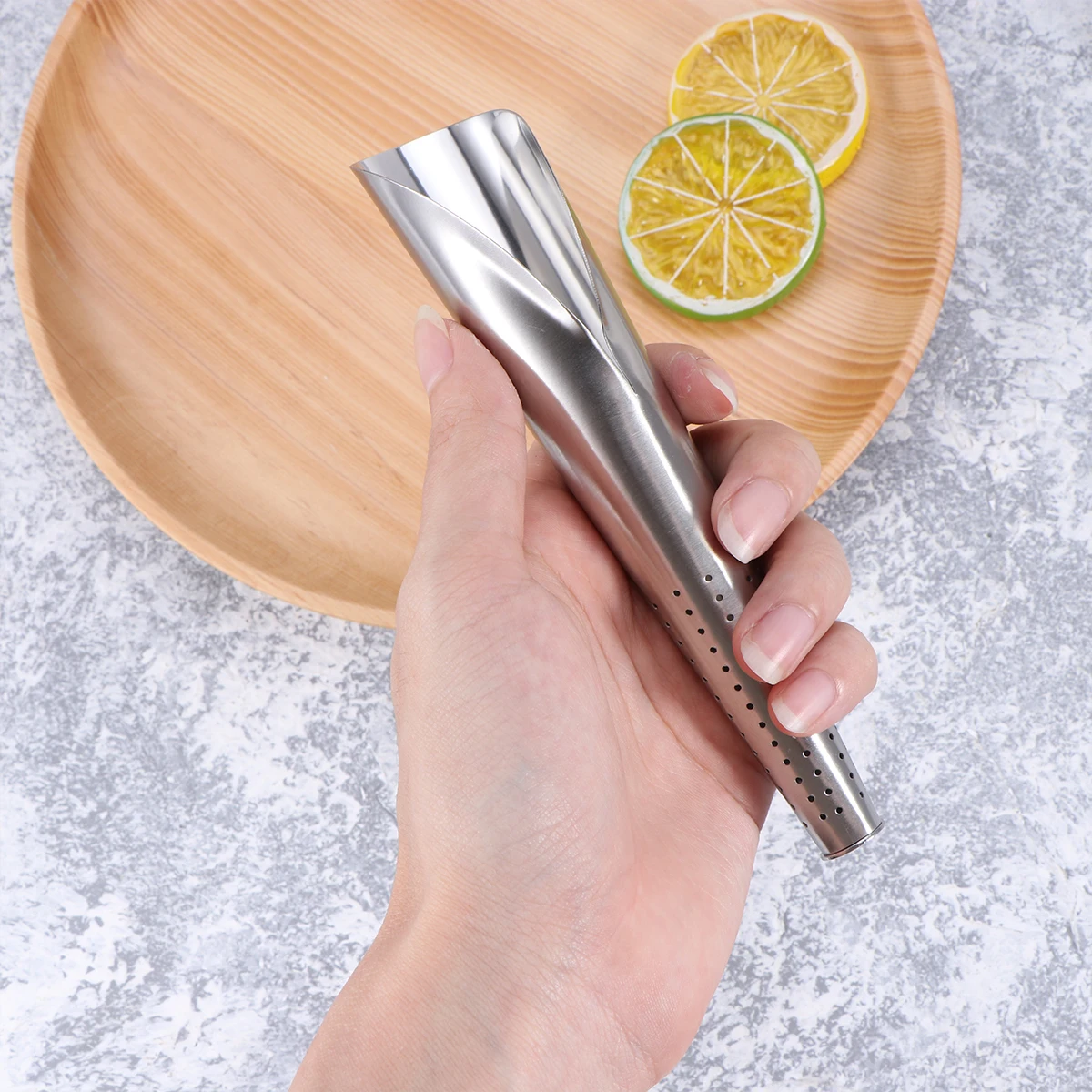 

Tea Maker Filter Stylish Infuser Cone Ball Cone-shaped Stainless Steel Strainer Fine Mesh