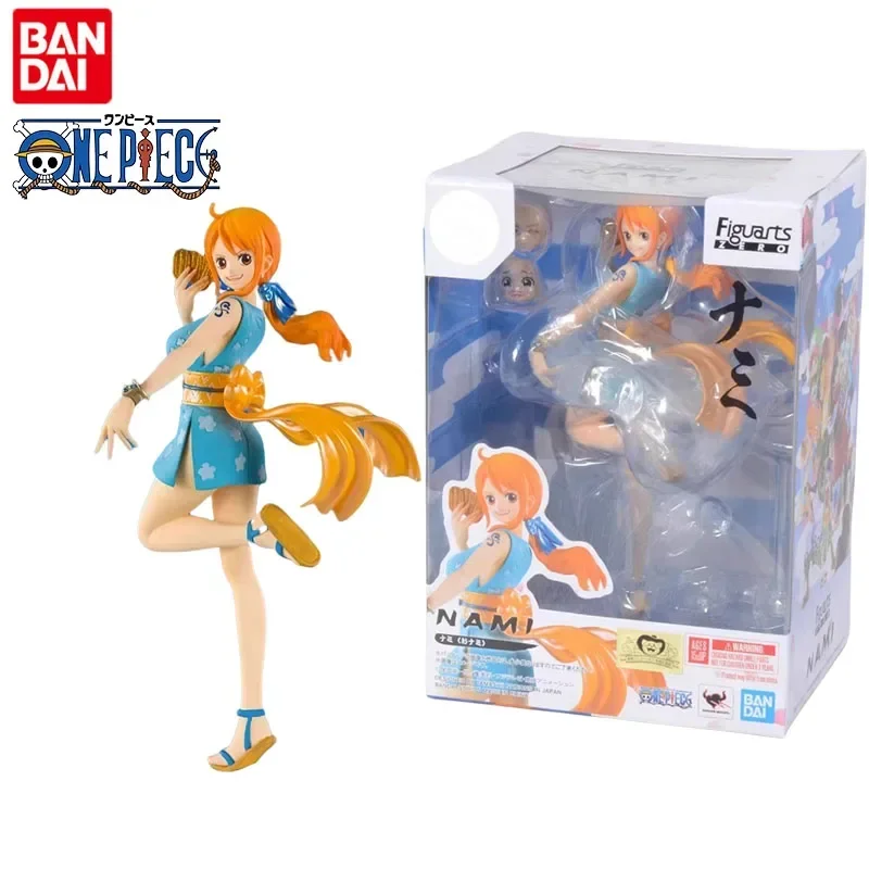 

Bandai Genuine ONE PIECE Anime Figure Figuarts ZERO Nami Wano Country Action Toys for Kids Christmas Gift Collectible Model