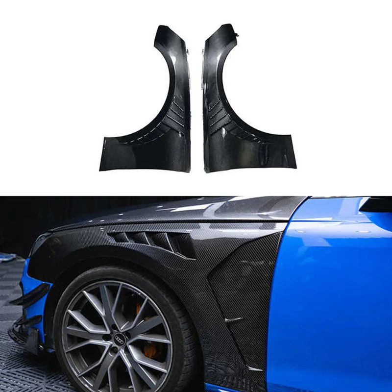 

High Quality Dry Carbon Fiber Wheel Fenders for AUDI A3 S3 2017-2019 Body Kit Front Fender