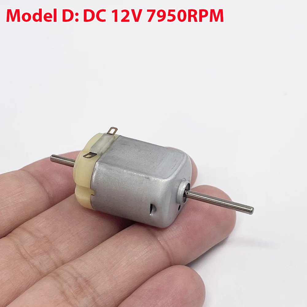 FC-130SA Mini 130 Dual Shaft Motor DC 3V 3.7V 5V 6V 9V 12V High Speed Micro 20mm Electric Motor DIY Hobby Toy Car Boat Train view 6