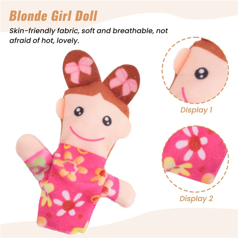 

A04F-Lot Of 25 Pcs Finger Puppets Fairytale Fairy Tale Goldilocks And Three Bears