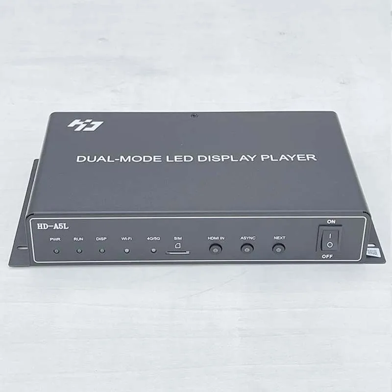 HD-A5L Full Color LED Panel Video Wall USB Port Controller Mobile Phone WiFi Playback Box LED Display Screen Supports HDMI Input