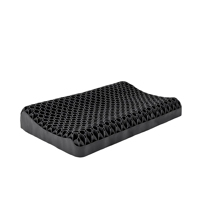 

100% TPE Breathable Kids Breastfeeding Kids Memory Foam Latex Pillow Black Bamboo Kids Health Pillow
