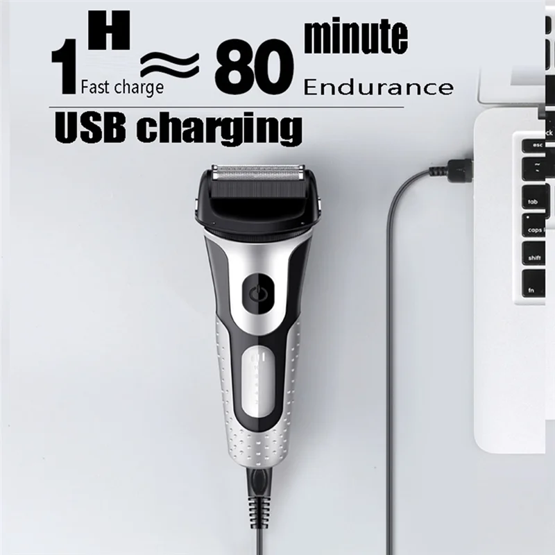 

M17K-Шабельная бритва с зарядкой через USB, машина для стрижки волос, мужской триммер для бороды