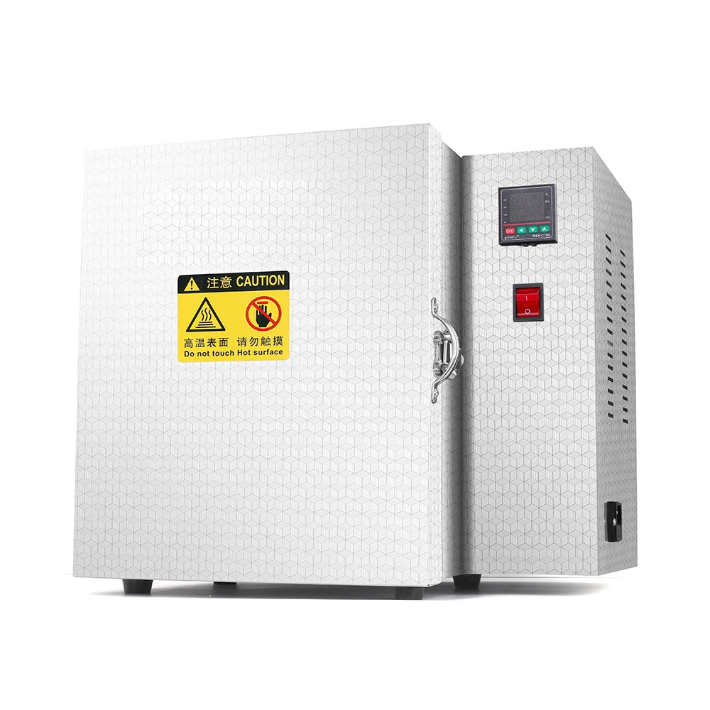 

800 ℃ Четырехсторонняя печь для гипсовых форм с постоянной температурой, 1500 Вт, цифровой дисплей, инструмент для термообработки, электрическая печь-инкубатор