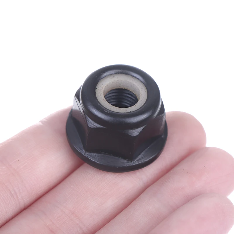 2/5/10 peças sobresselentes do cortador da escova do jardim dos pces-porca reversa universal do parafuso de M10x1, acessórios do aparador de grama da ferramenta elétrica