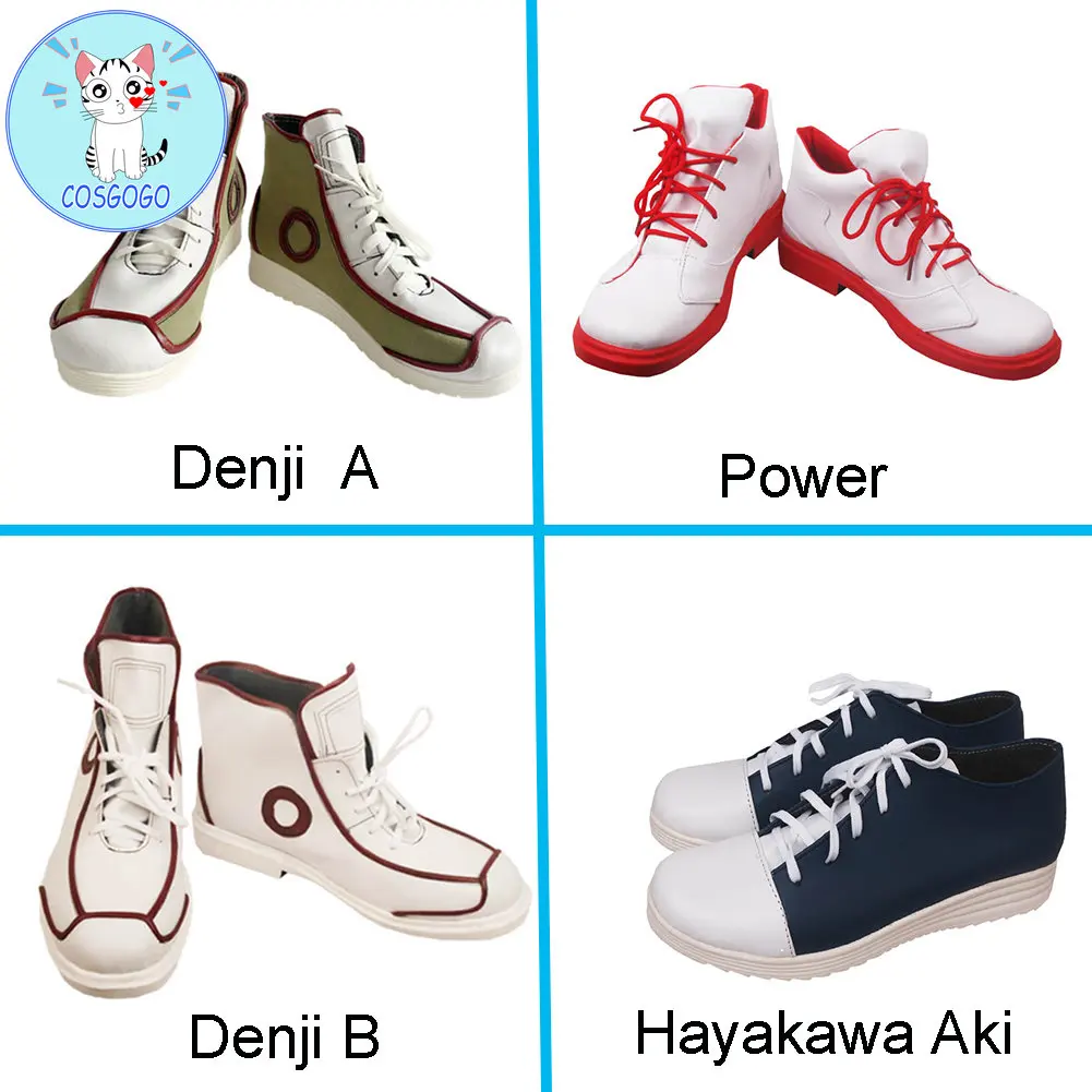 

Обувь для косплея Denji / Power / Hayakawa Aki, Аниме игра на Хэллоуин для женщин и мужчин, ролевая игра