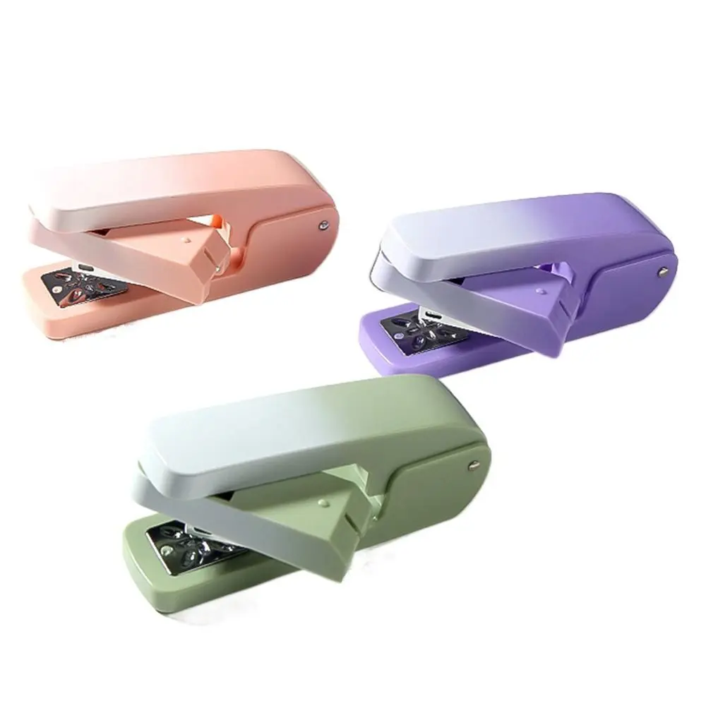 360 Degree Rotary Desktop Stapler Effortless Use 24/6 26/6 Staples Rotatable Stapling Machine Portable Durable