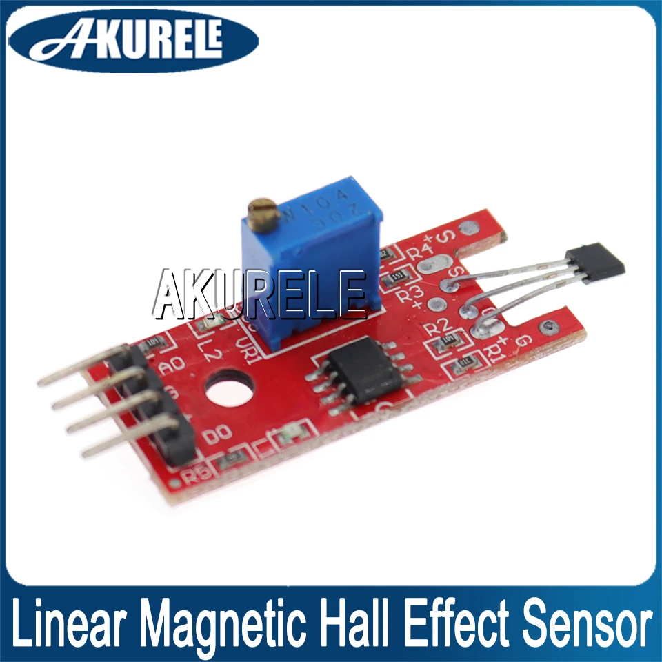 Sensor de efecto Hall magnético KY-024, interruptores, módulo de Sensor de conteo de velocidad, Módulo lineal estándar para Arduino
