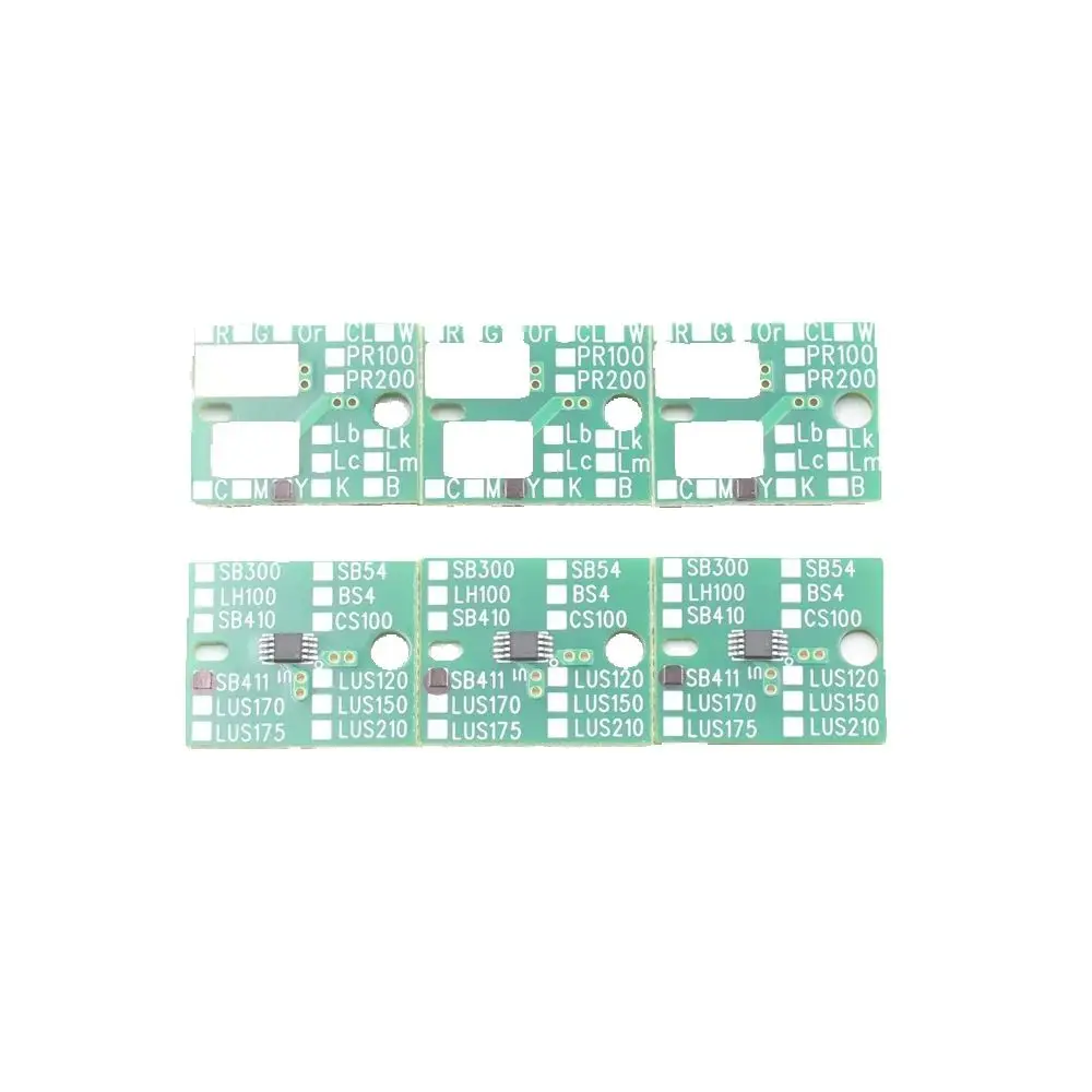 (Blue/M/Y/K/LB/LM/LK) SB411 Cartridge One Time Chip For Mimaki TS300-1800 TS300P-1800 TX300P-1800 TS500-1800 TS330-1600 Printer