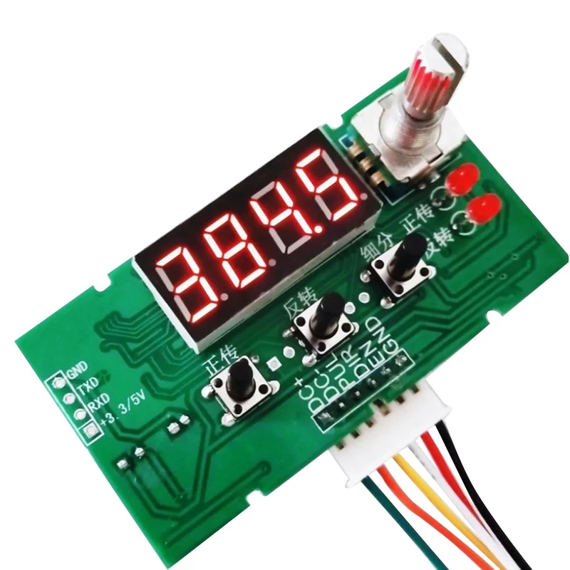 

Trending Speed RPM Display Stepper Motor Driver Controller Board Speed Adjustable Reversal