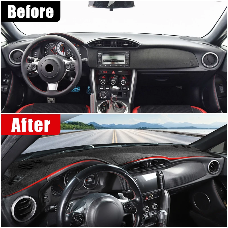 For Toyota 86 For Subaru BRZ 2012 2013 2014 2015 2016 2017 2018 2019 2020 Car Dashboard Sun Shade Cover Non-slip Mat Accessories