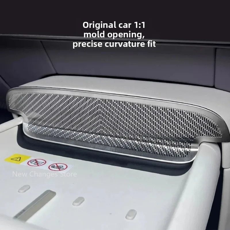 For Avatr 06 2025 2026 Car Front And Rear Air Conditioning Vents Titanium Alloy Protective Covers Interior Upgraded Parts