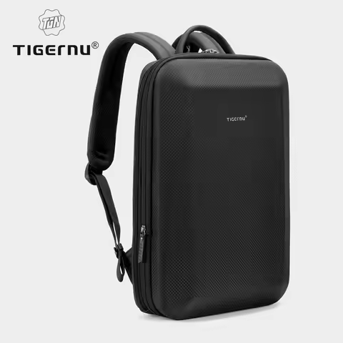 Tigernu Men Backpack 15.6 17inch Laptop Backpacks Bag Thin Backpack Anti-theft Bag Male Travel Backpack School Backpack Business