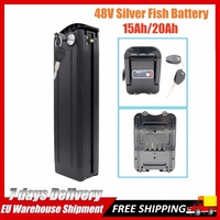 48V 15AH 20AH Silver Fish Li-ion Battery 800W 1000W for BURCHDA R8S Pro JINGHMA R8 Pro+54.6V 2A Charger 18650 Batteries