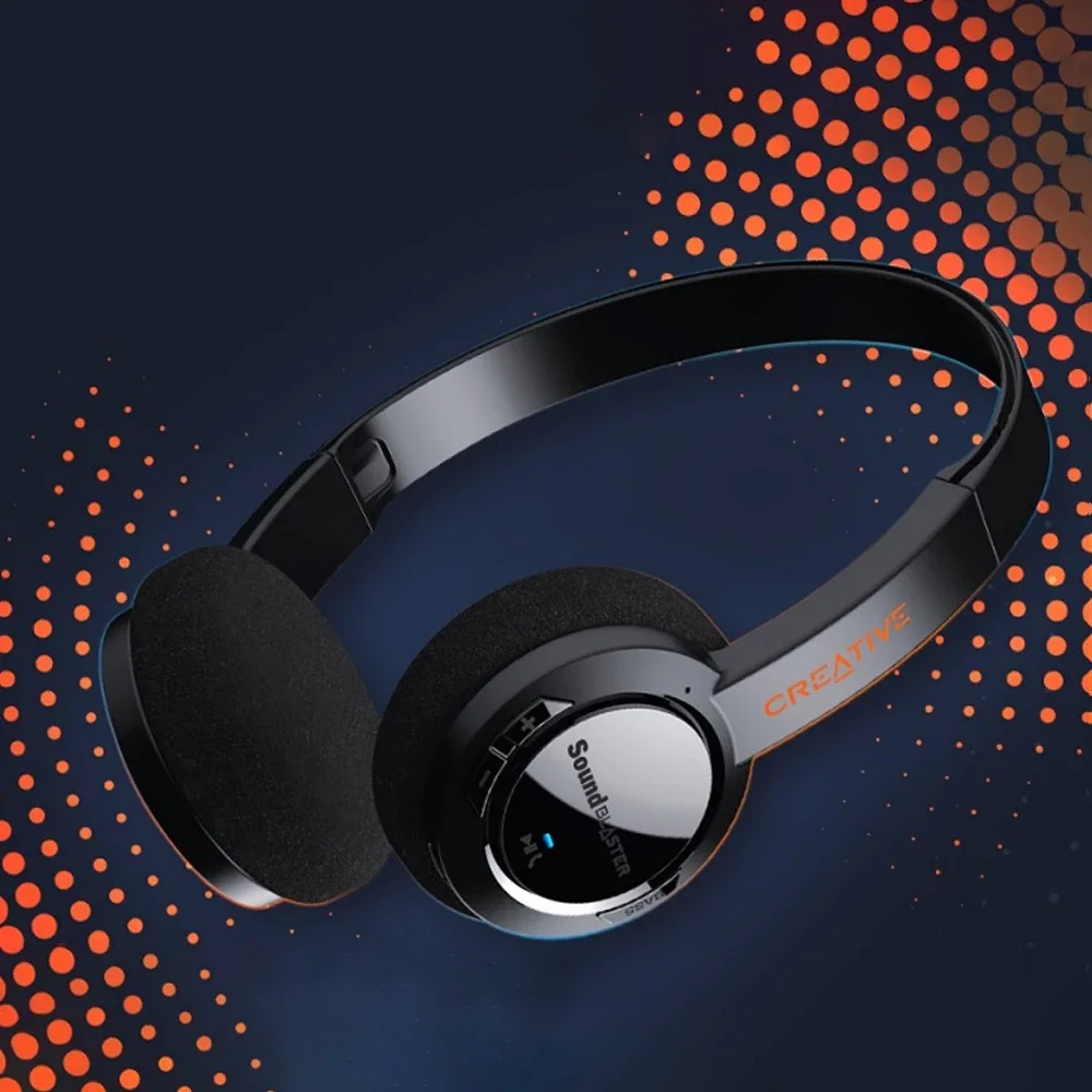 Sound Blaster JAM V2 On-Ear Lightweight Bluetooth 5.0 Wireless Headphones with USB-C, aptX Low Latency, aptX HD