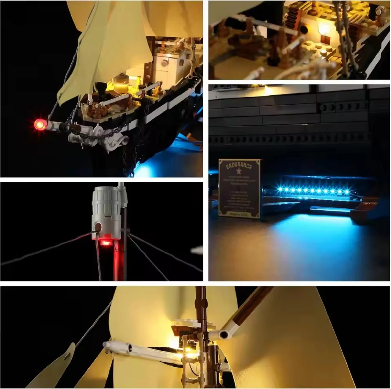 MAXCXT Juego de luces LED para LEGO 10335 El barco de resistencia Lámpara decorativa DIY No incluye bloques de construcción ﻿