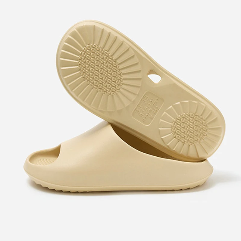 

Модные домашние тапочки унисекс из ЭВА с толстой подошвой, ярких цветов, летние 2026, с вырезами, нескользящие, для душа