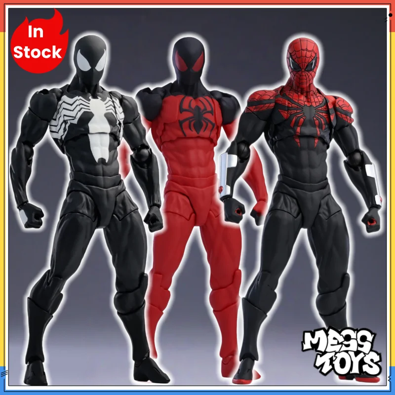

Original MESS TOYS Genuine The Ultimate Spider Man Peter Parker Spiderman Neighbor Anime Action Figure Boy's Birthday Gifts Toy