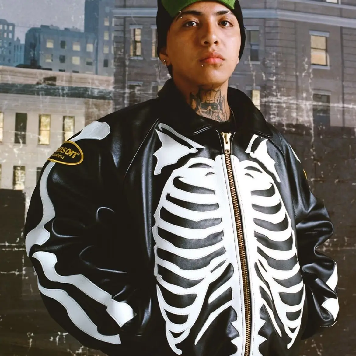 

Retro Limited Edition Motorcycle Embroidered Baseball Jackets for Men American Streetwear Couples Outerwear Trend Leather Jacket