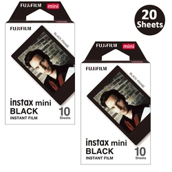 20 Sheets Genuine Fujifilm Instax Mini 12 Black Frame Film For Instant Mini 11, 8, 9, 90, 70, 25, 40 Photo Camera SP-2, Evo