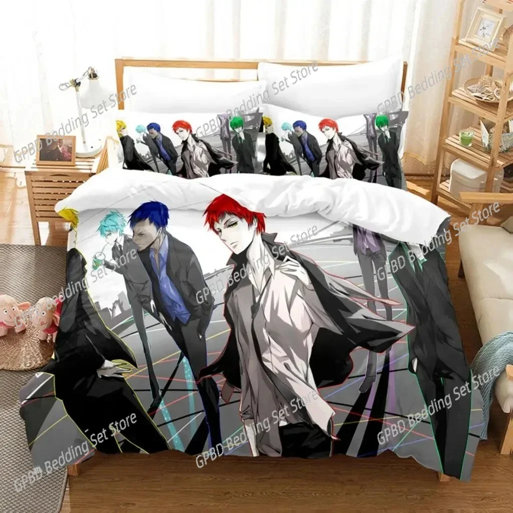 New Anime Kuroko's Basketball  Bedding Set Boys Girls Twin Queen Size Duvet Cover Pillowcase Bed Kids Adult Home Textiles