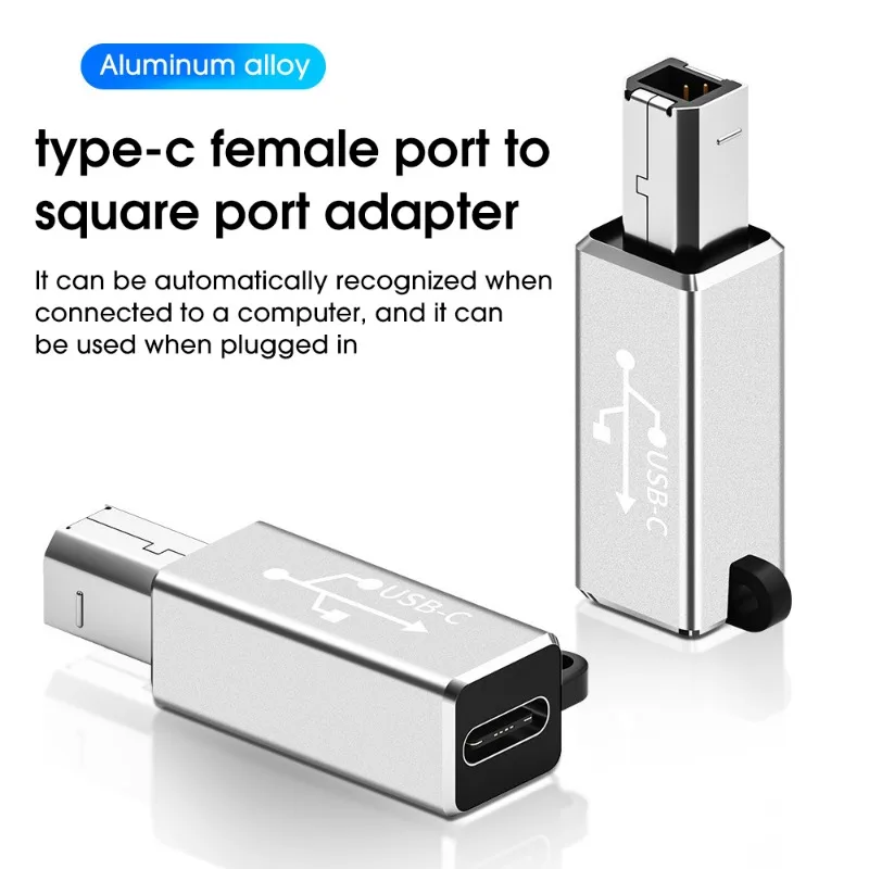 Type C Female To USB B Male Scanner Converter Male Adapter Connhection Convertor For Printer MIDI Controller Piano Keyboard