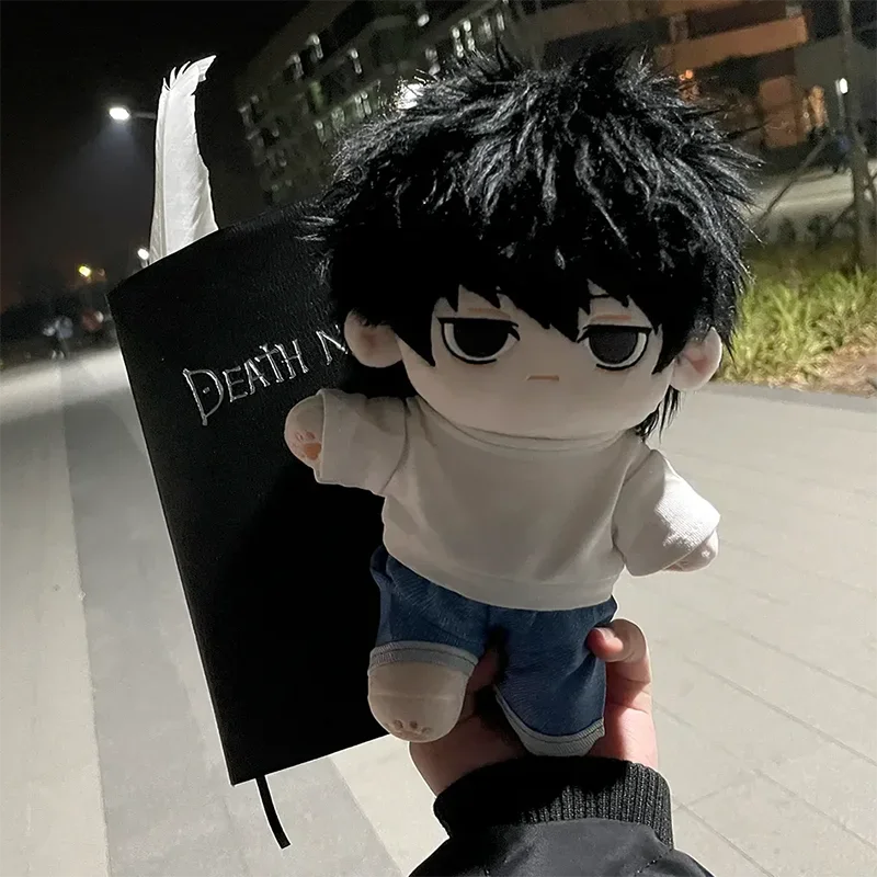 20cm Death Note L.Lawliet Cotton Stuffed Doll Animation Plush Dress-up Toys for Children Adults Handsome Collectibles Gift Dolls