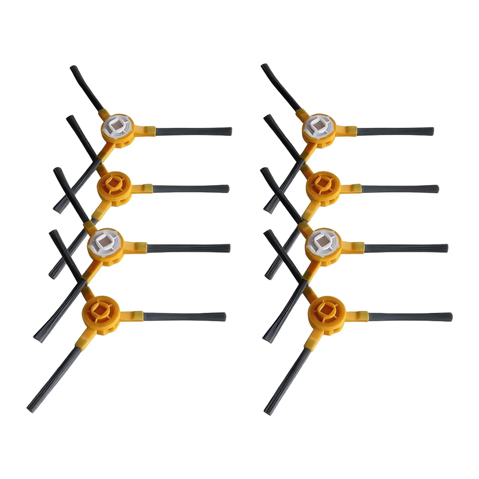 For BObsweep PetHair For Slam Robot Vacuum Cleaner 8Pcs Side Brush Nylon Corner Edge Cleaning Tool Easy To Install House